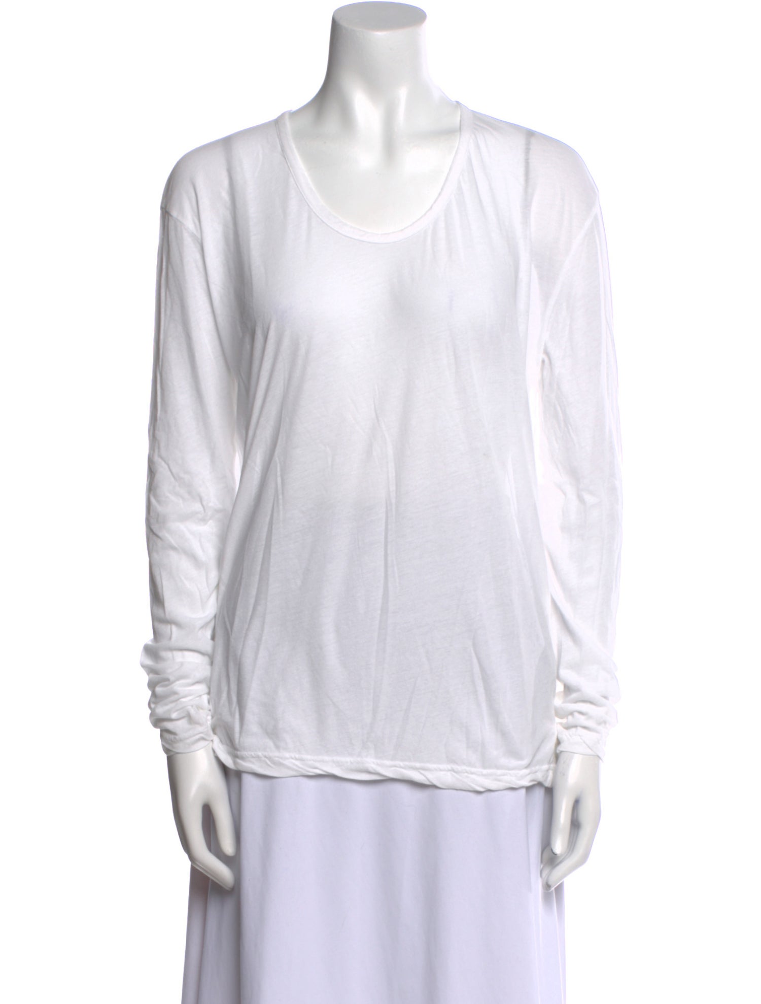 private0204 Scoop Neck Long Sleeve Top