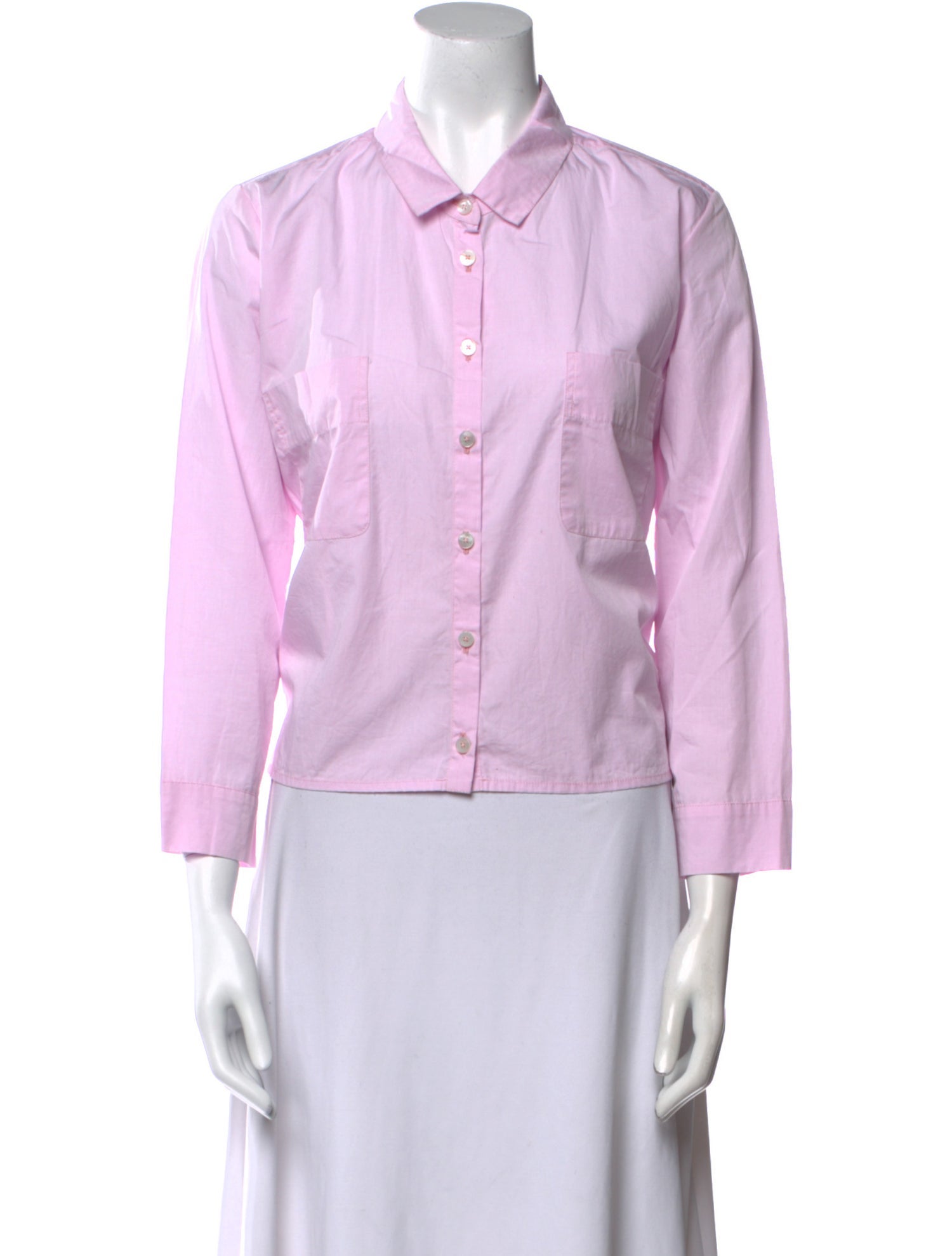 private0204 Long Sleeve Button-Up Top w/ Tags