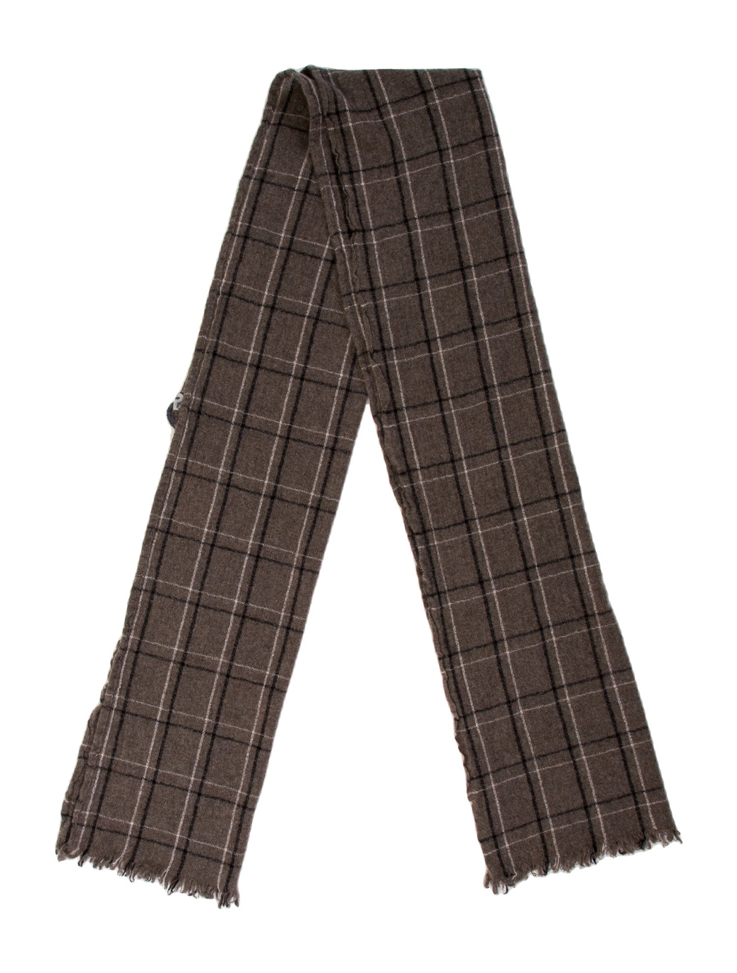 private0204 Cashmere Striped Scarf w/ Tags