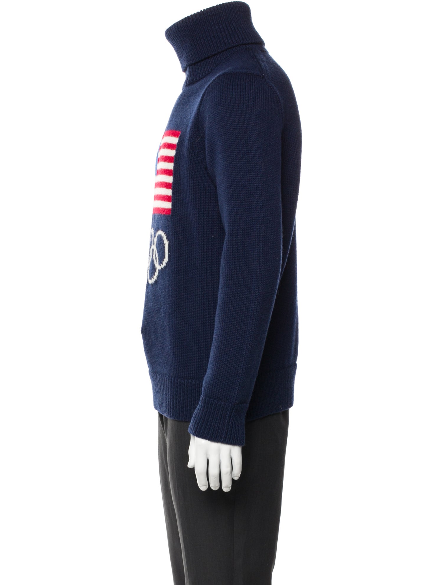 Polo Ralph Lauren Graphic Print Turtleneck Pullover