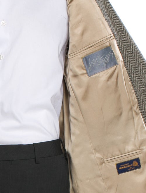 Polo Ralph Lauren Virgin Wool Houndstooth Print Vest