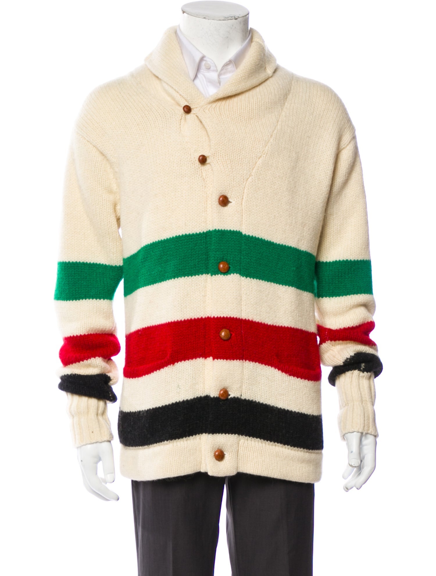Polo Ralph Lauren Wool Striped Cardigan
