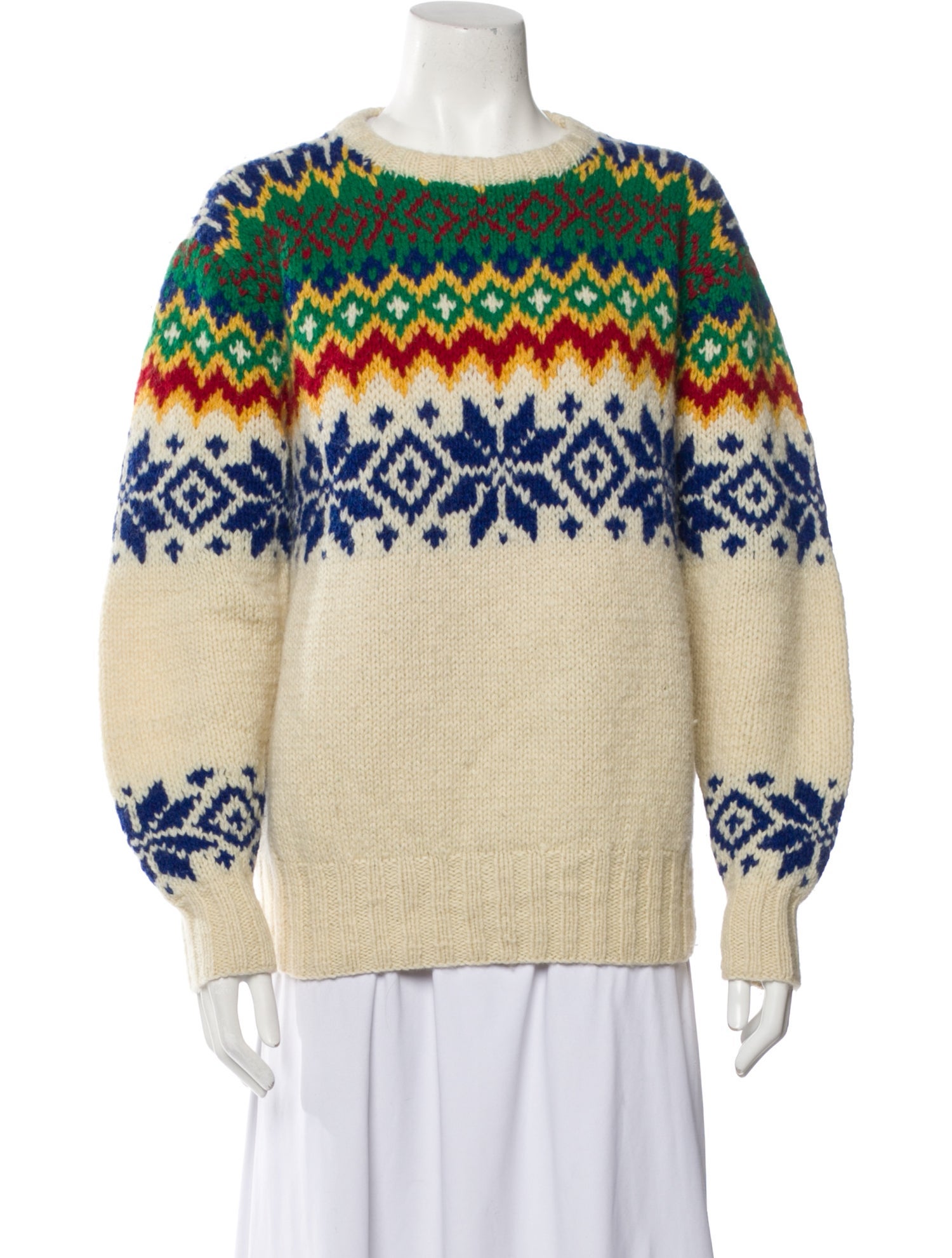 Polo Ralph Lauren Wool Printed Sweater