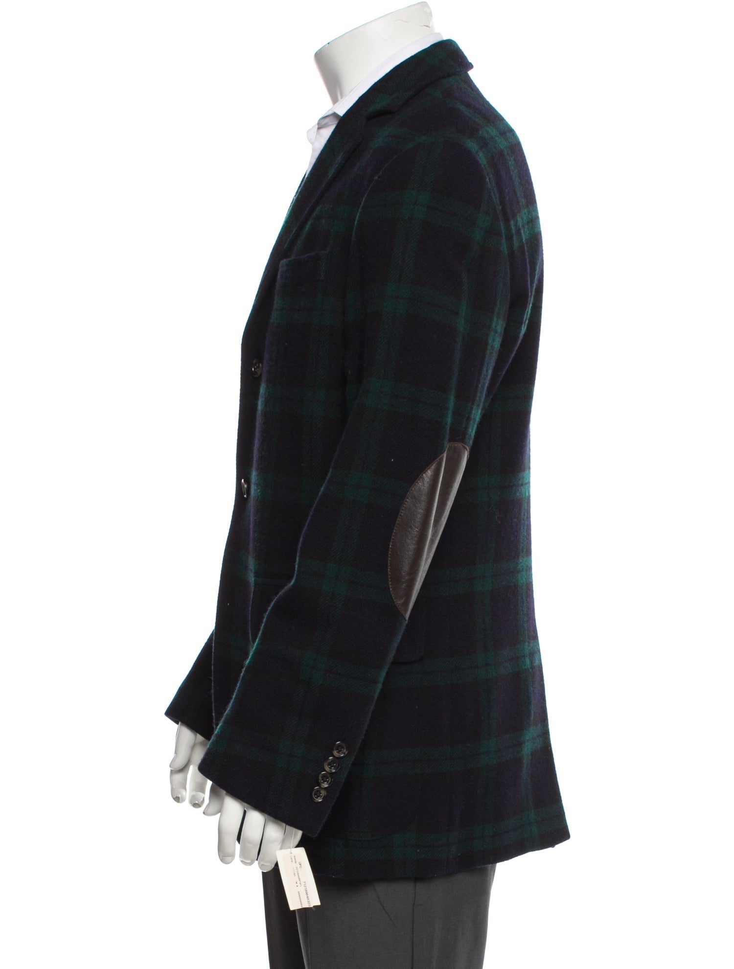 Polo Ralph Lauren Wool Plaid Print Blazer