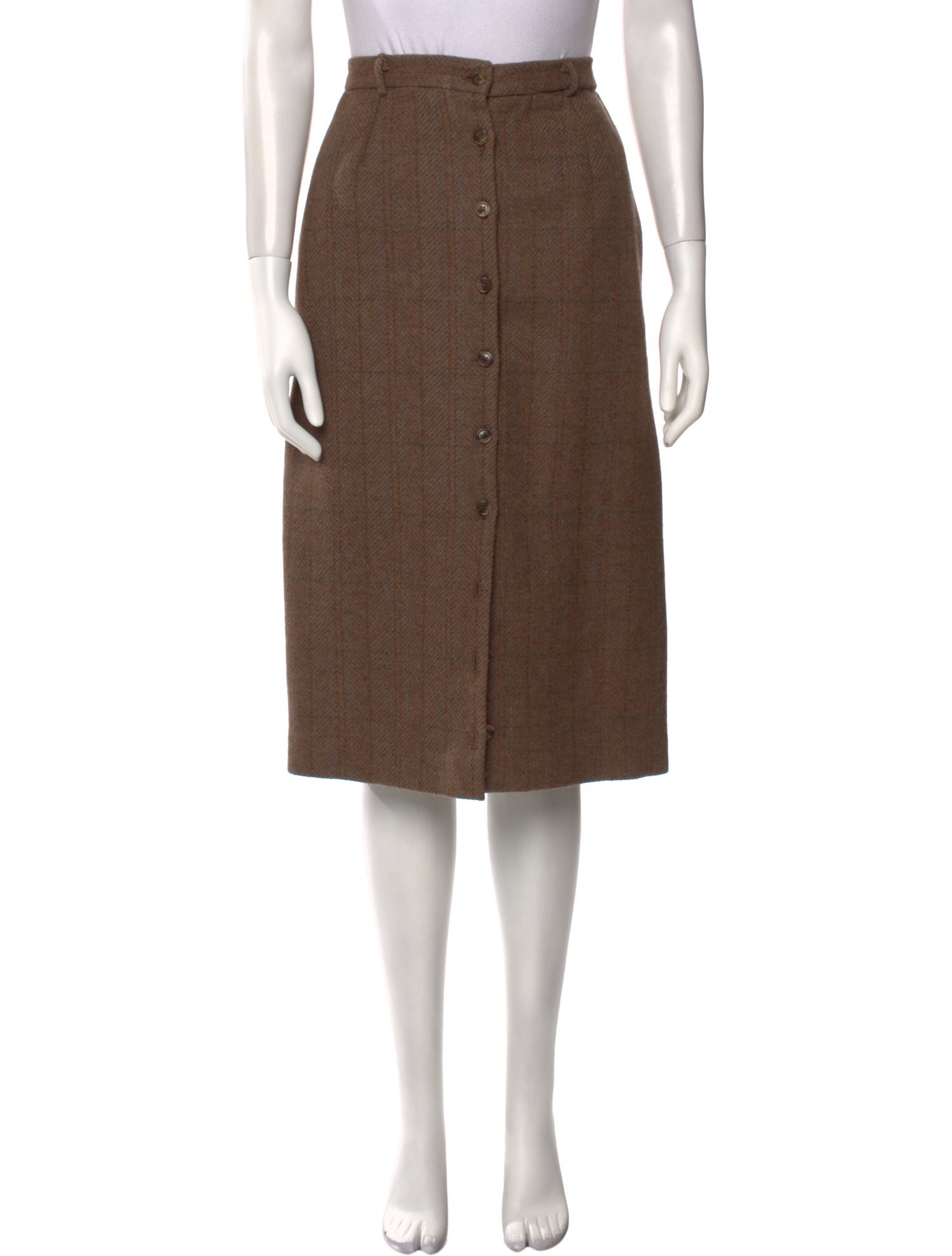 Polo Ralph Lauren Wool Knee-Length Skirt