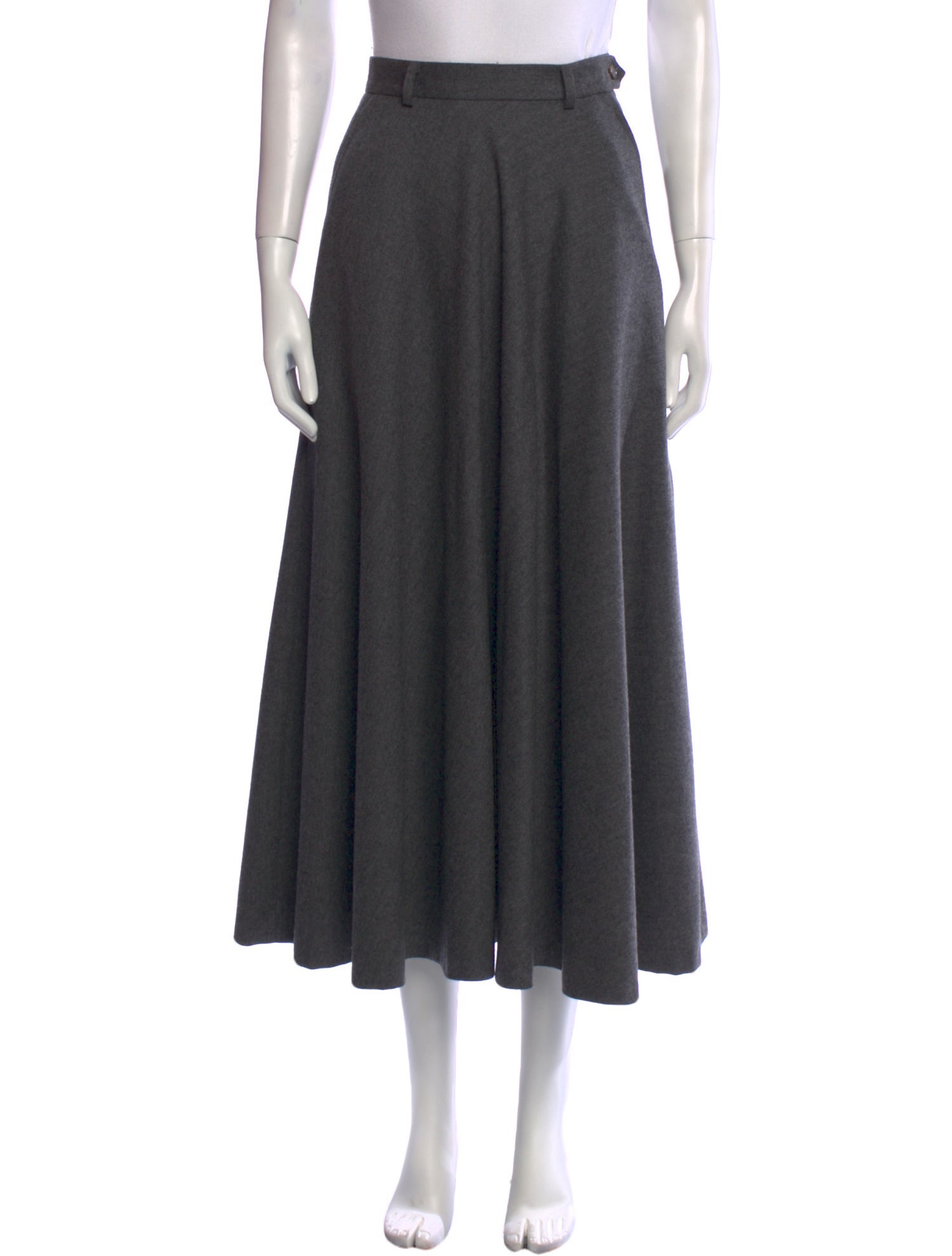 Polo Ralph Lauren Leather Midi Length Skirt