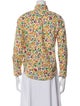 Polo Ralph Lauren Floral Print Mock Neck Button-Up Top