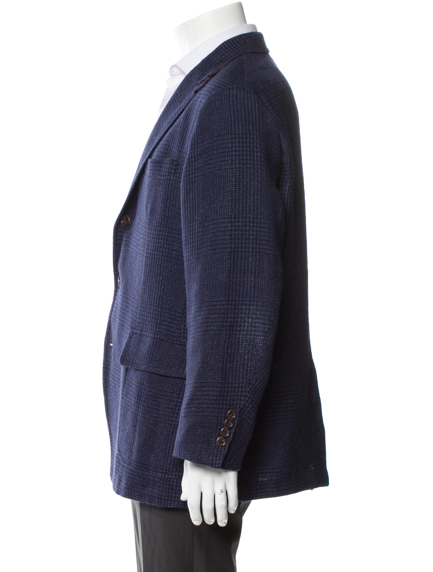 Polo Ralph Lauren Wool Plaid Print Coat