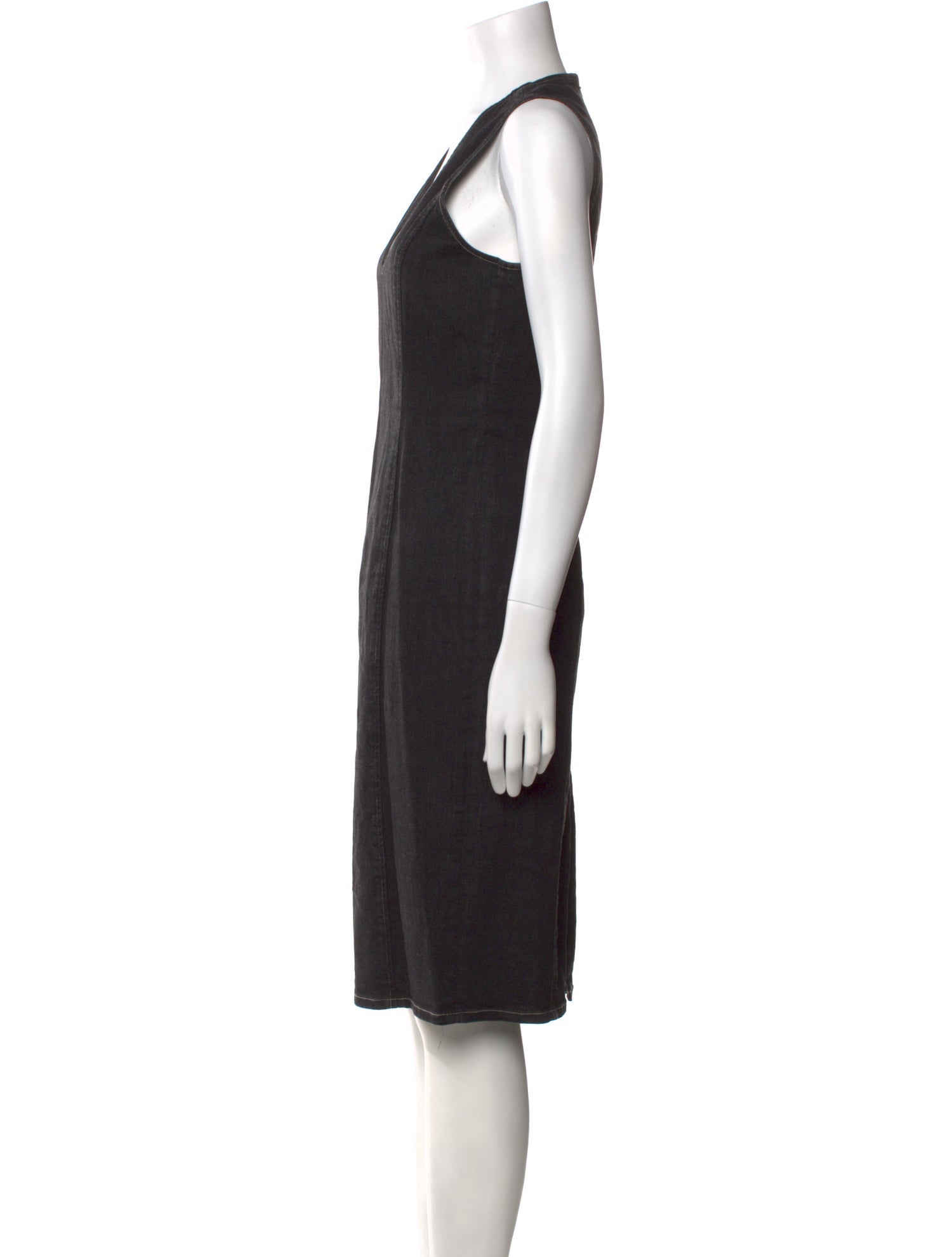Polo Ralph Lauren V-Neck Midi Length Dress