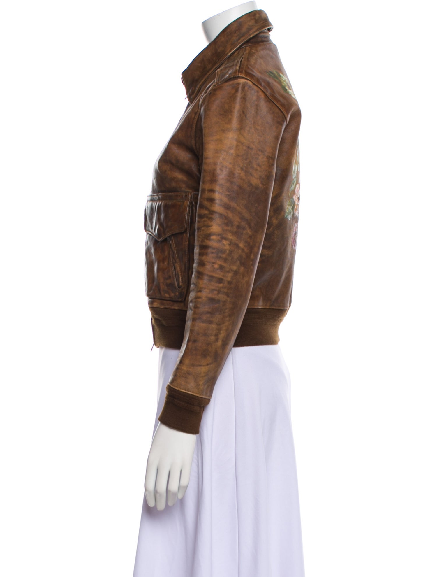 Polo Ralph Lauren Leather Bomber Jacket