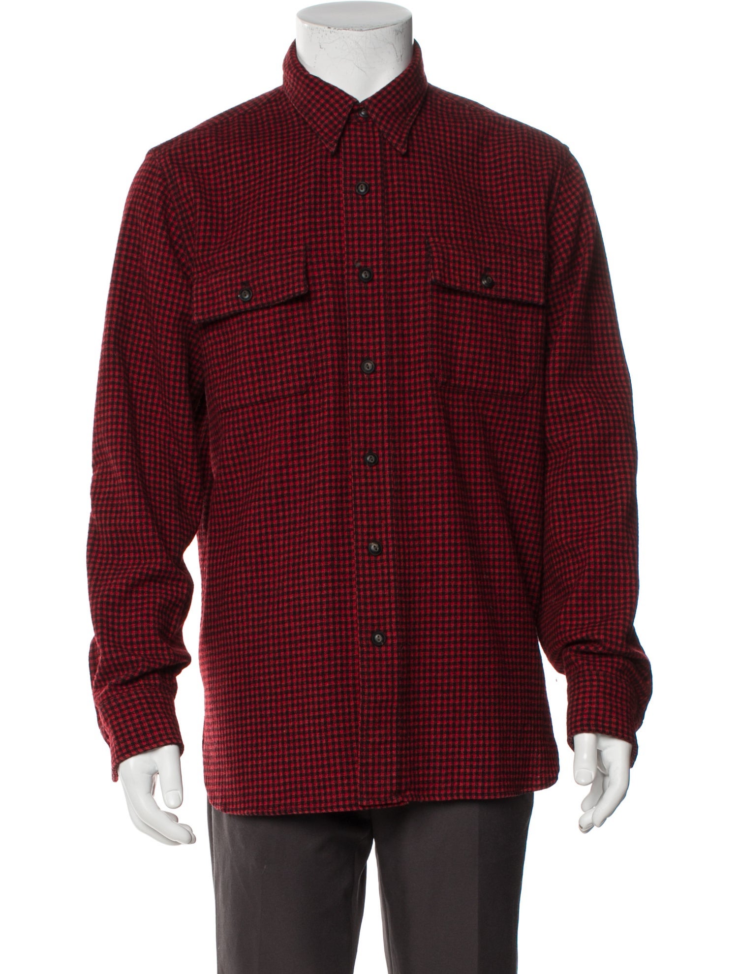 Polo Ralph Lauren Wool Plaid Print Shirt