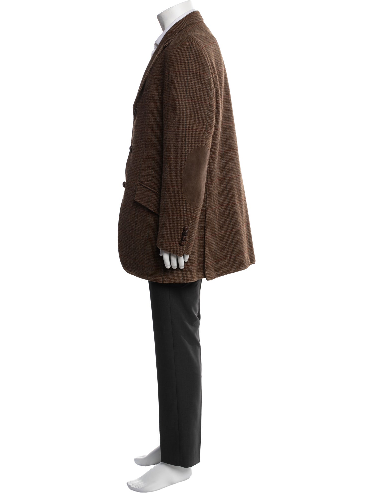 Polo Ralph Lauren Virgin Wool Plaid Print Blazer