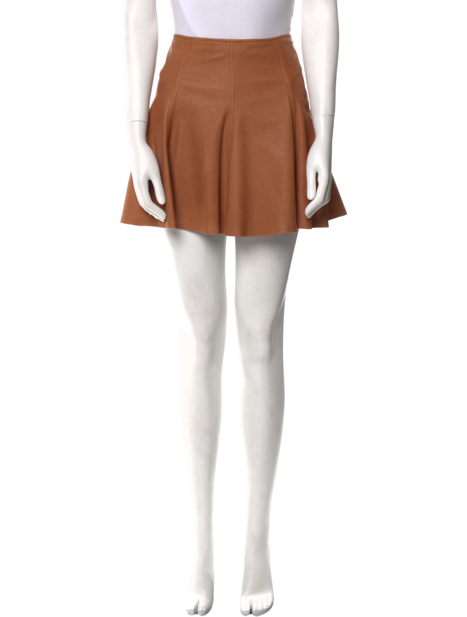 Polo Ralph Lauren Leather Mini Skirt