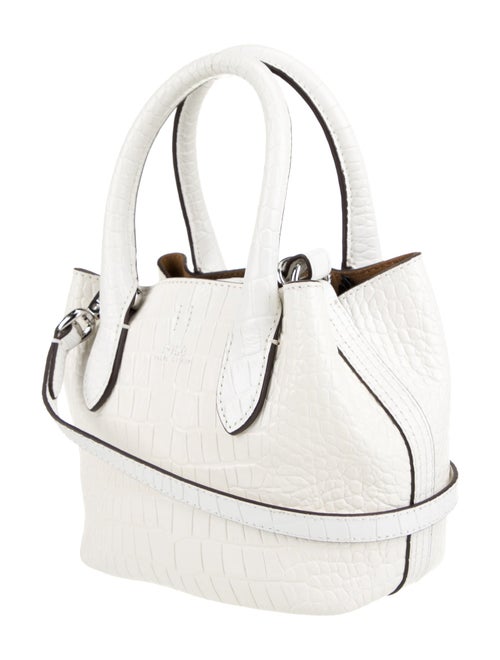 Polo Ralph Lauren Embossed Leather Bucket Bag