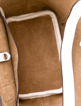 Polo Ralph Lauren Embossed Leather Bucket Bag