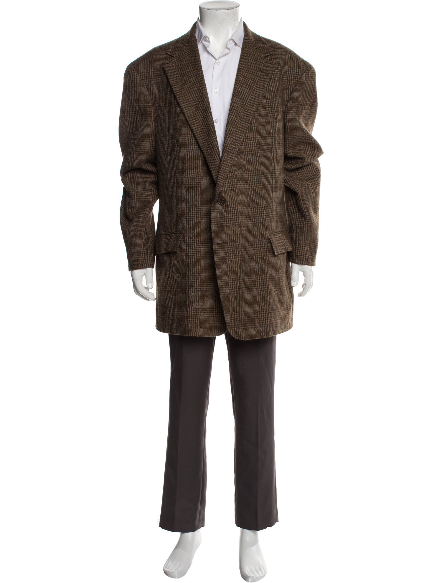 Polo Ralph Lauren Lambswool Plaid Print Blazer