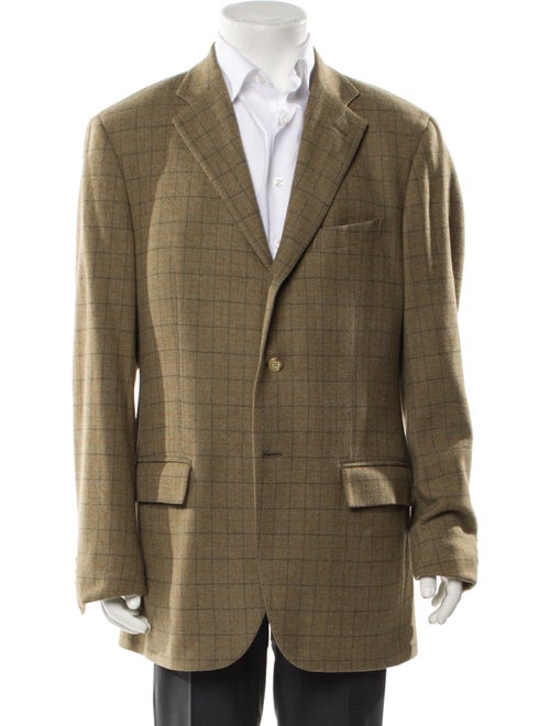 Polo Ralph Lauren Wool Plaid Print Utility Jacket