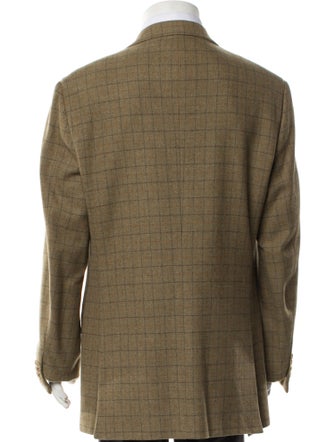 Polo Ralph Lauren Wool Plaid Print Utility Jacket