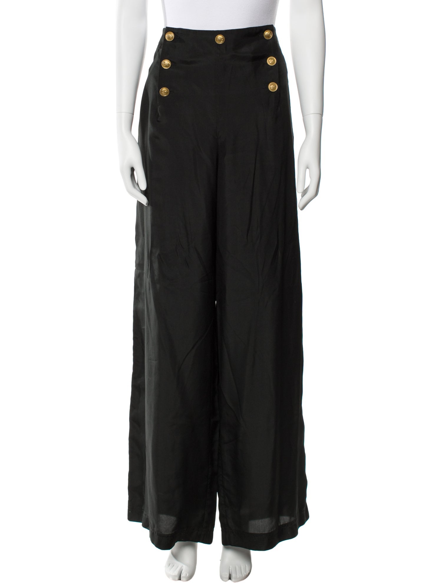 Polo Ralph Lauren Silk Wide Leg Pants
