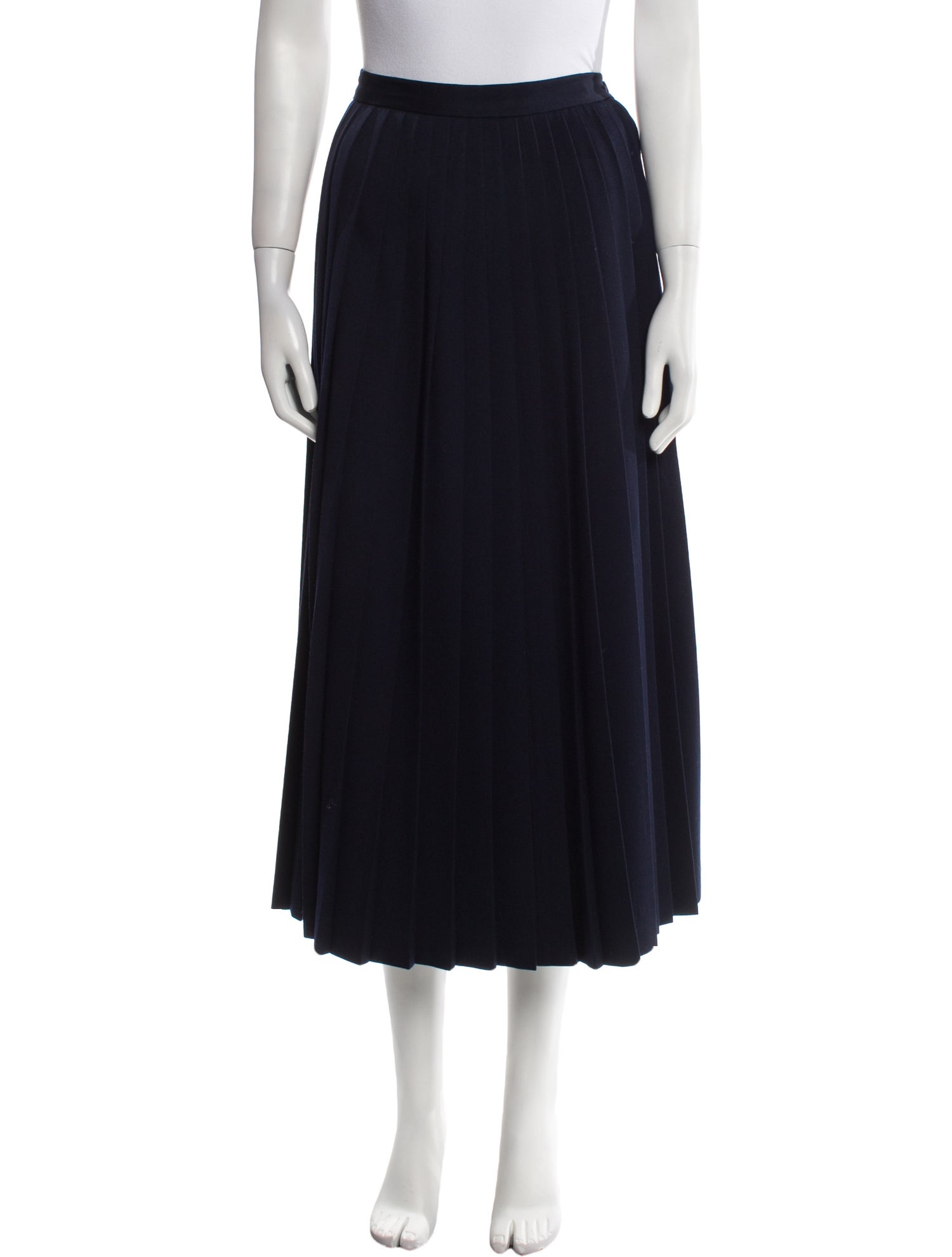 Polo Ralph Lauren Wool Midi Length Skirt