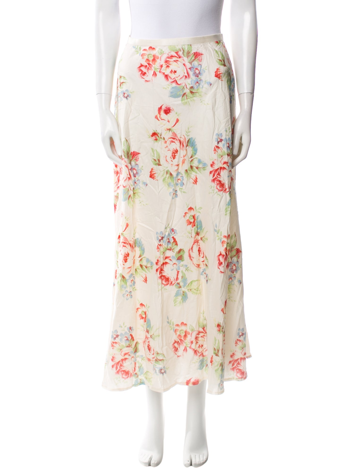 Polo Ralph Lauren Floral Print Midi Length Skirt w/ Tags