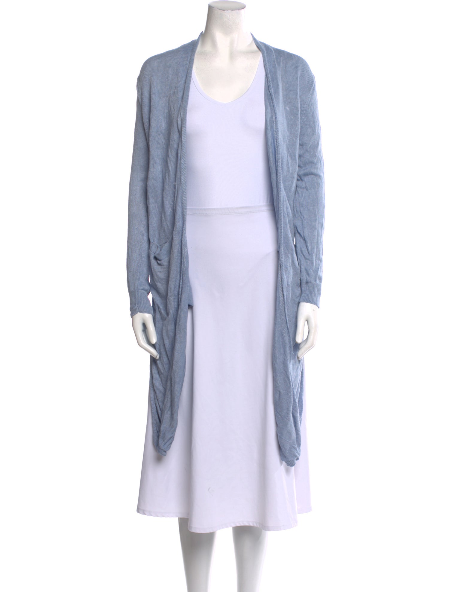 Polo Ralph Lauren Linen Open Front Sweater