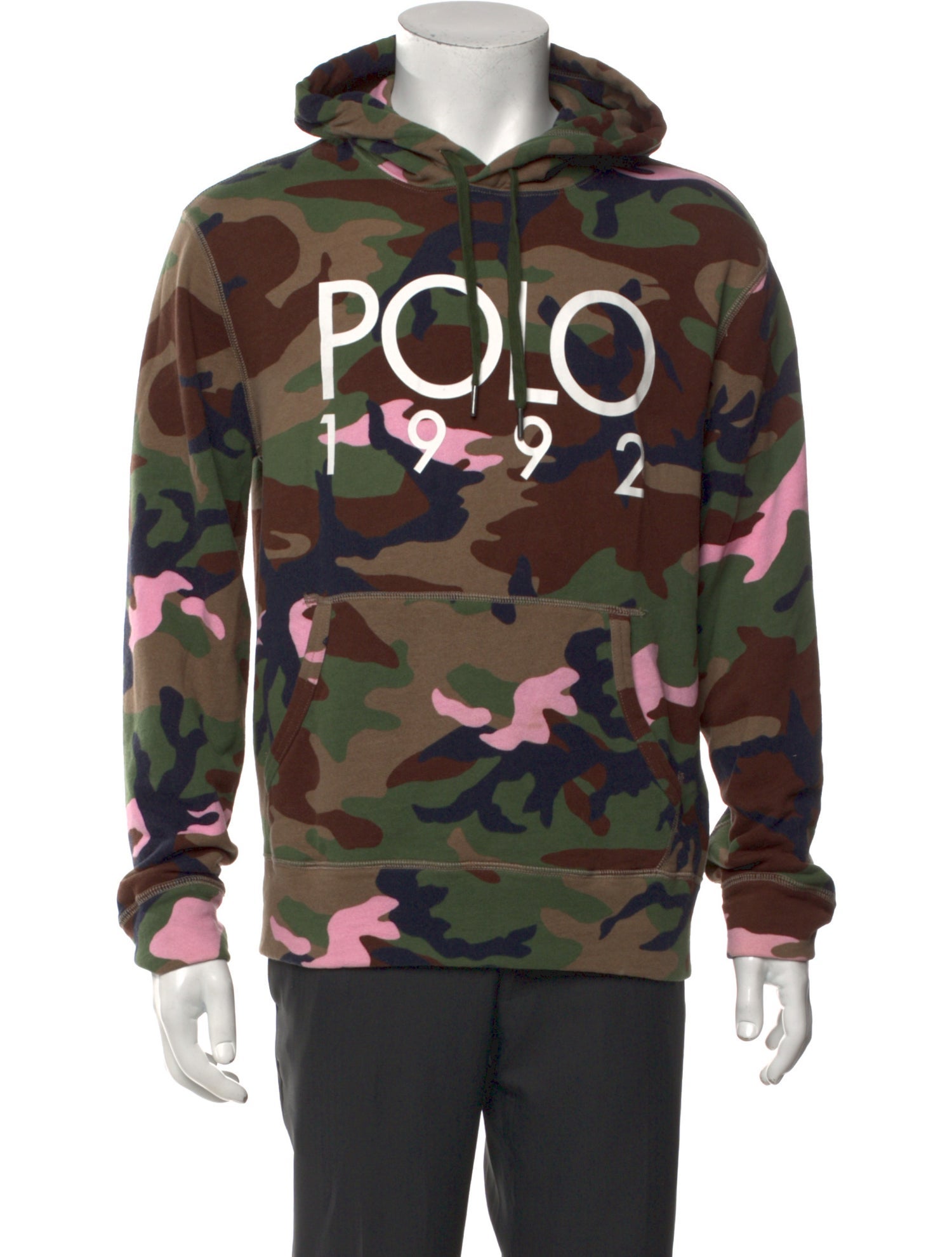 Polo Ralph Lauren Camouflage Print Crew Neck Hoodie