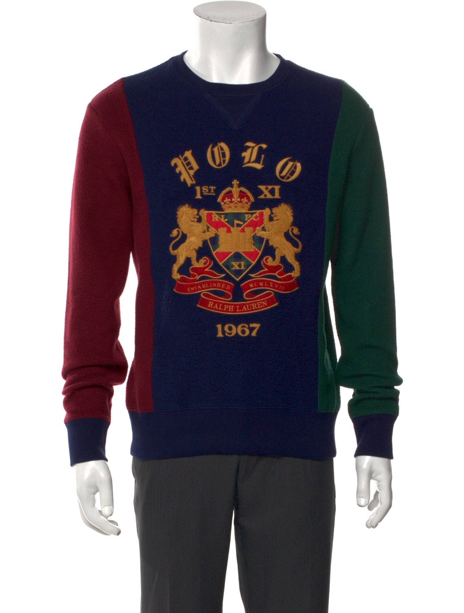 Polo Ralph Lauren Graphic Print Crew Neck Sweatshirt