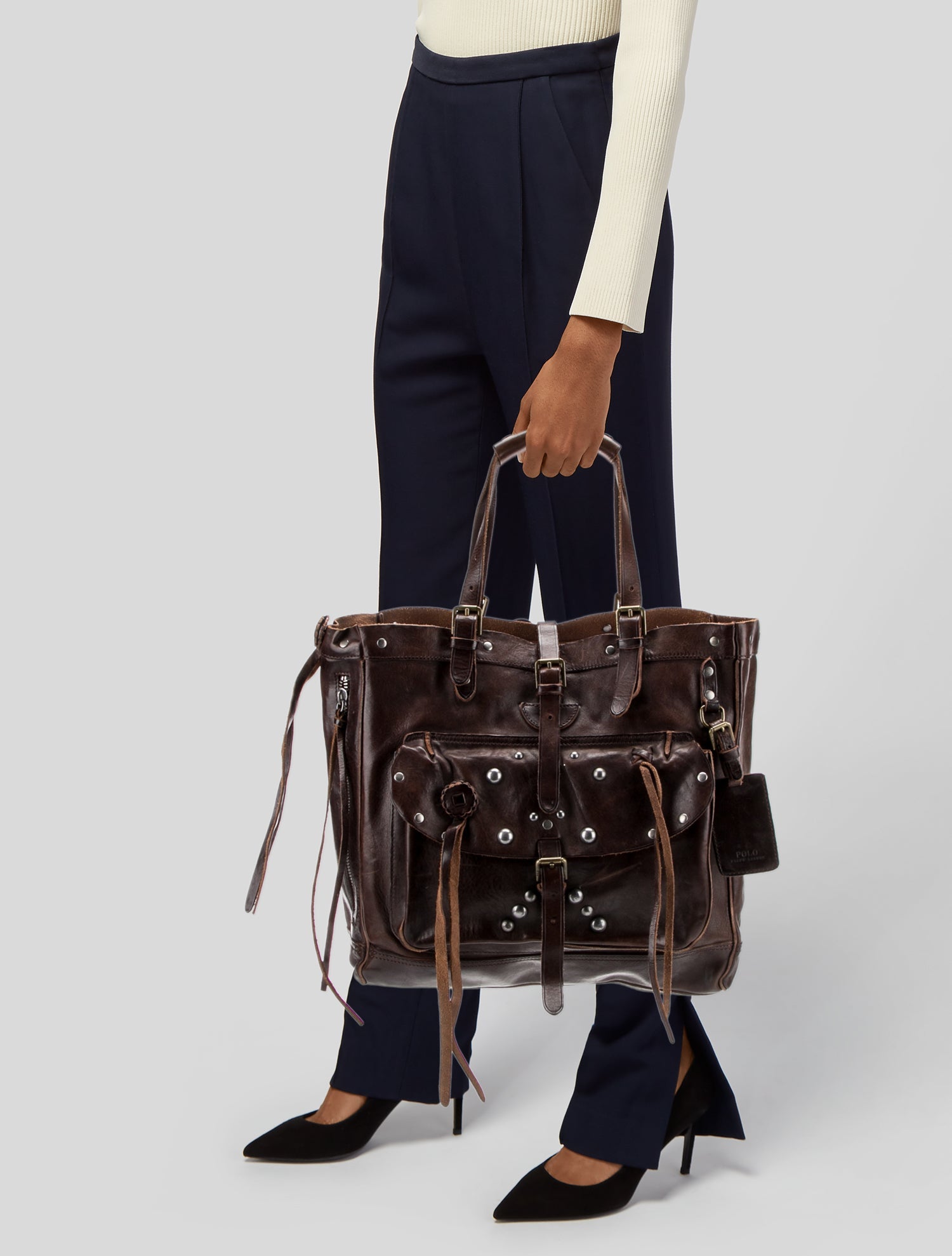 Polo Ralph Lauren Leather Shoulder Bag