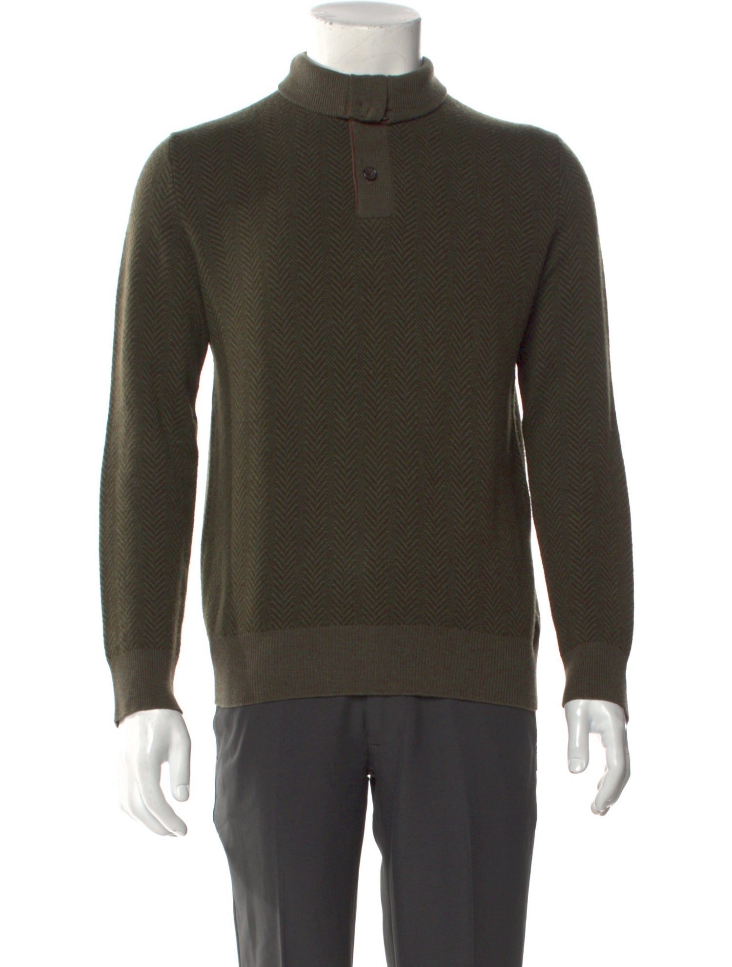 Polo Ralph Lauren Merino Wool Turtleneck Polo Sweater