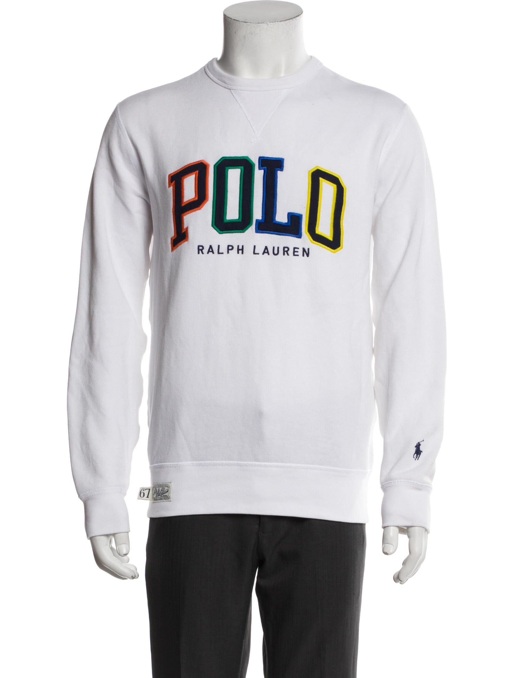 Polo Ralph Lauren Graphic Print Crew Neck Pullover