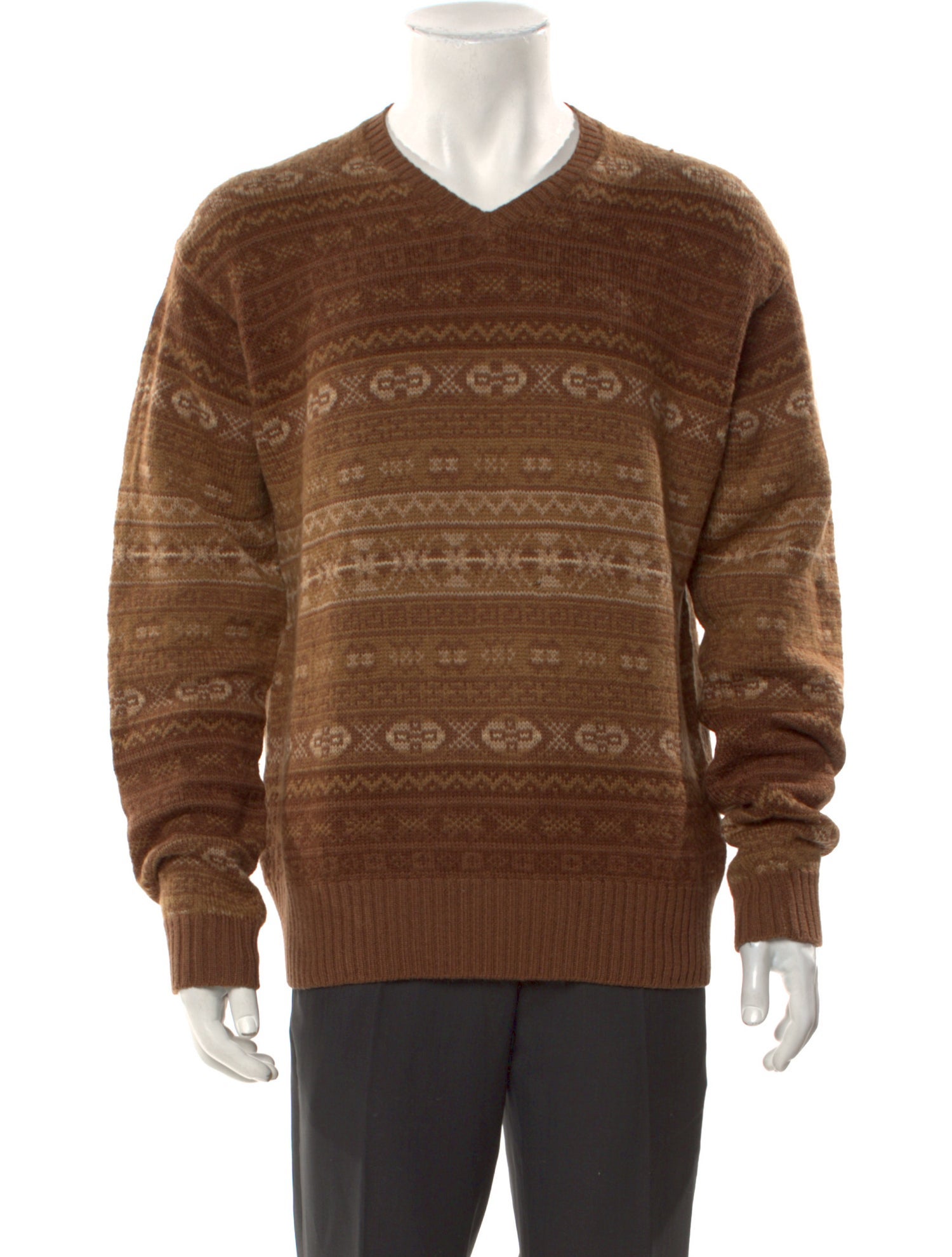 Polo Ralph Lauren Wool Printed Pullover