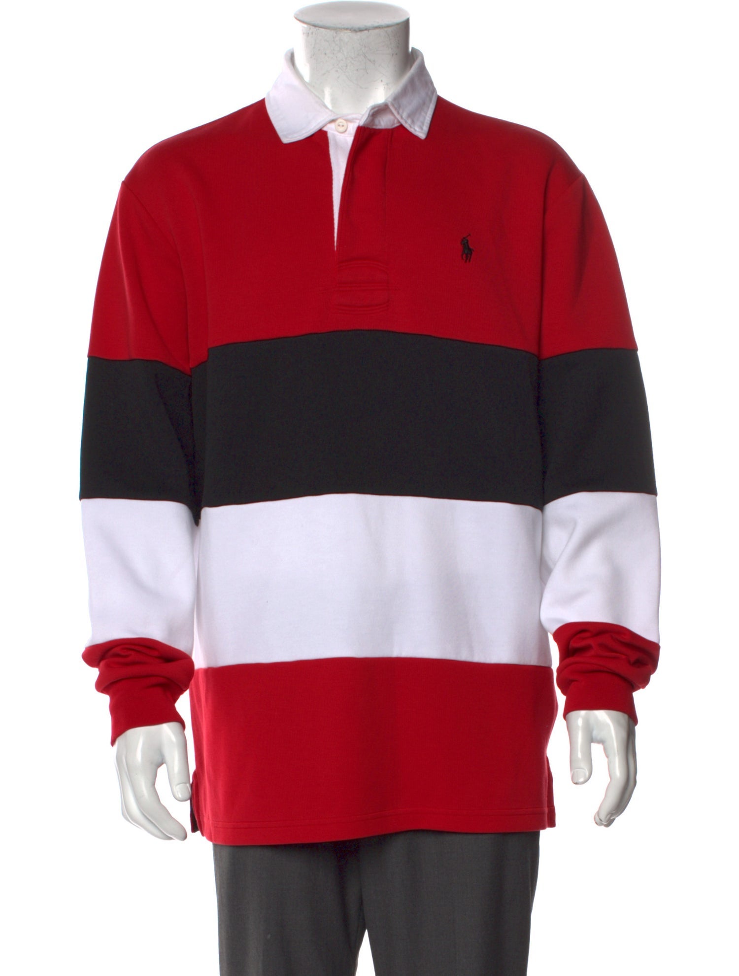 Polo Ralph Lauren Colorblock Pattern Collar Polo Shirt