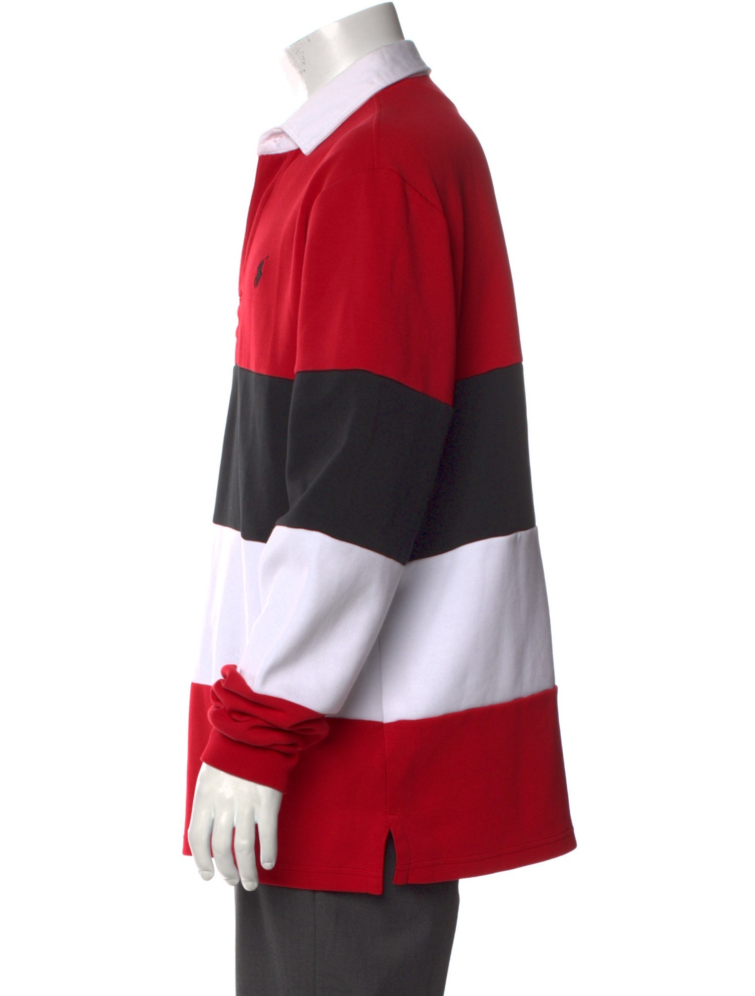 Polo Ralph Lauren Colorblock Pattern Collar Polo Shirt
