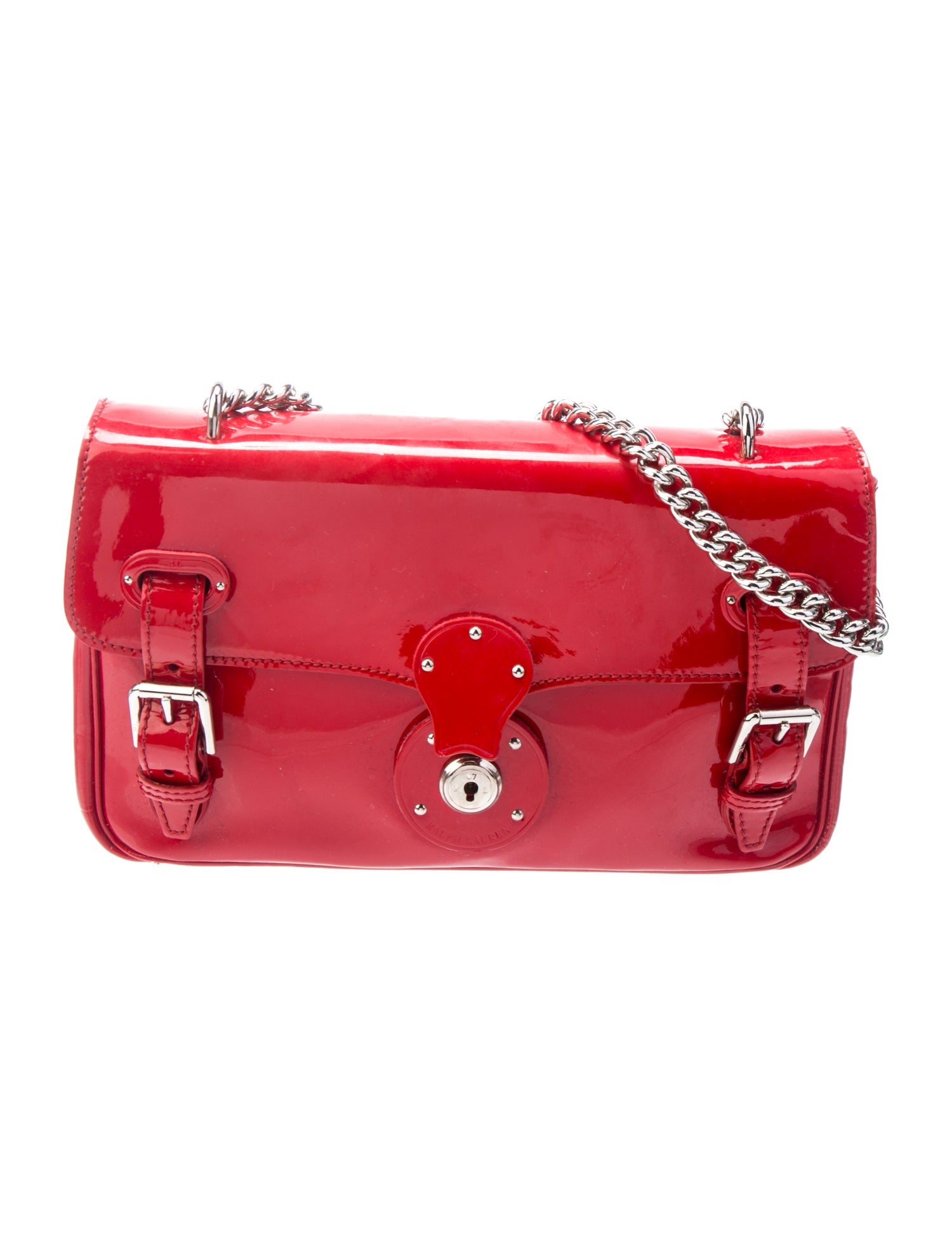 Polo Ralph Lauren Patent Leather Shoulder Bag