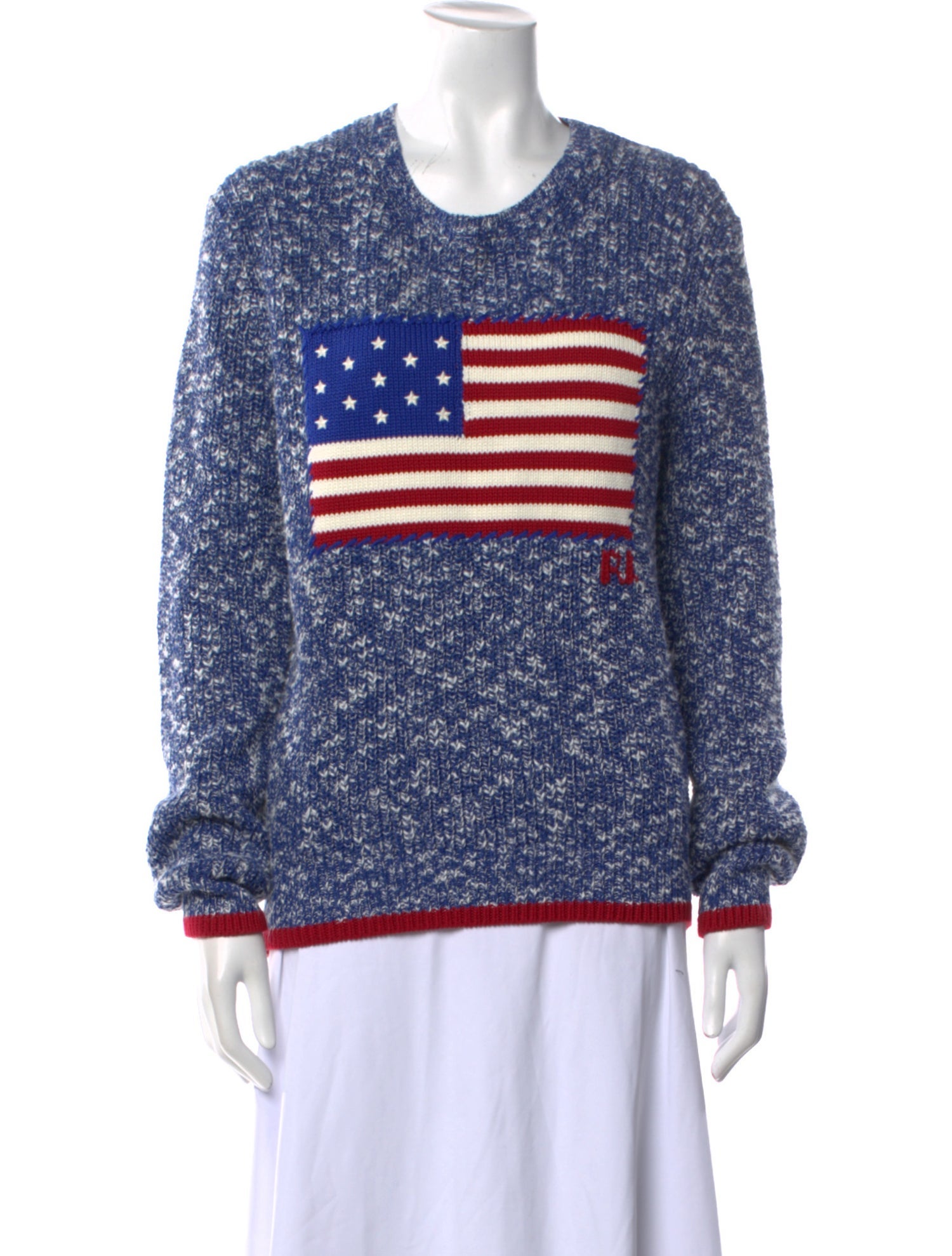 Polo Ralph Lauren Graphic Print Crew Neck Sweater w/ Tags