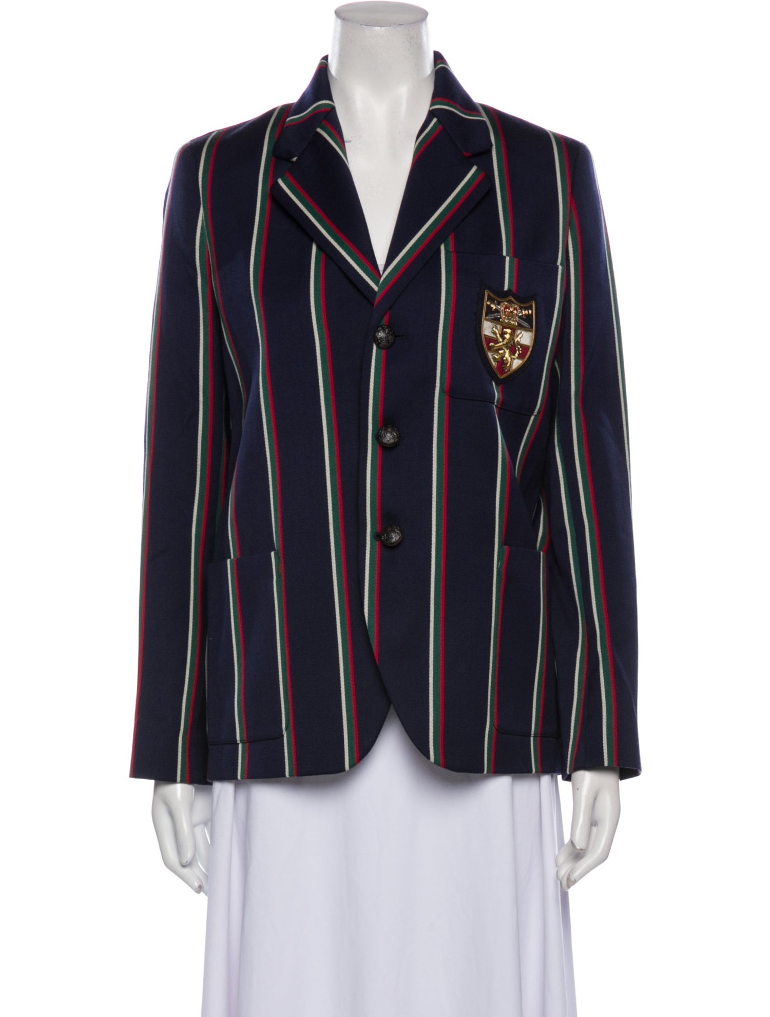 Polo Ralph Lauren Wool Striped Blazer