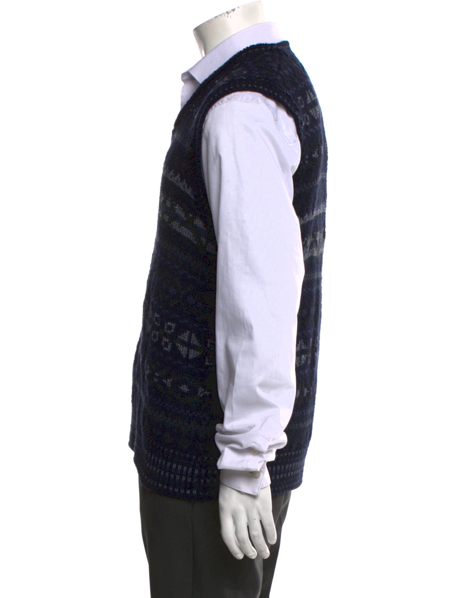 Polo Ralph Lauren Patterned V-Neck Sweater Vest