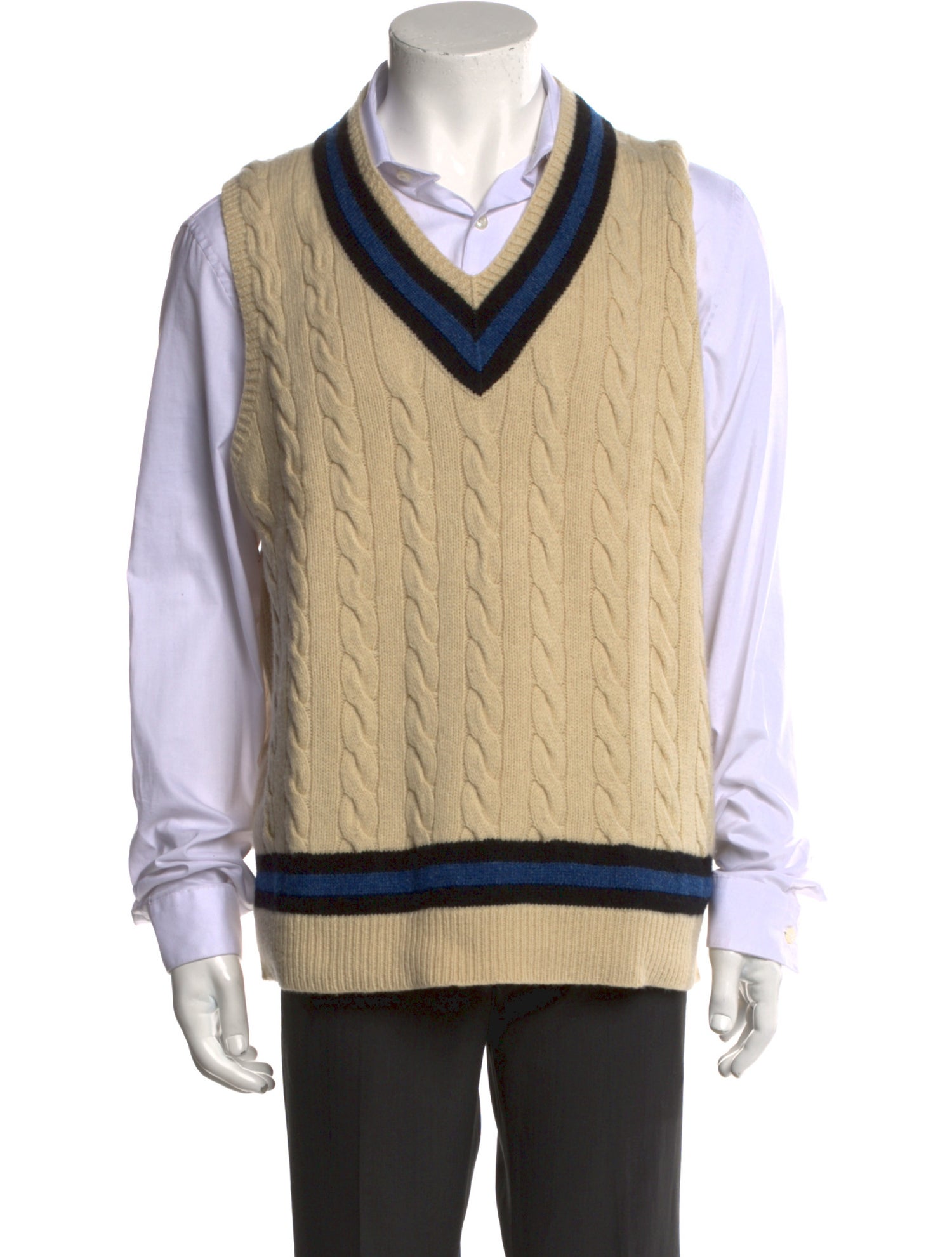 Polo Ralph Lauren Wool Striped Sweater Vest