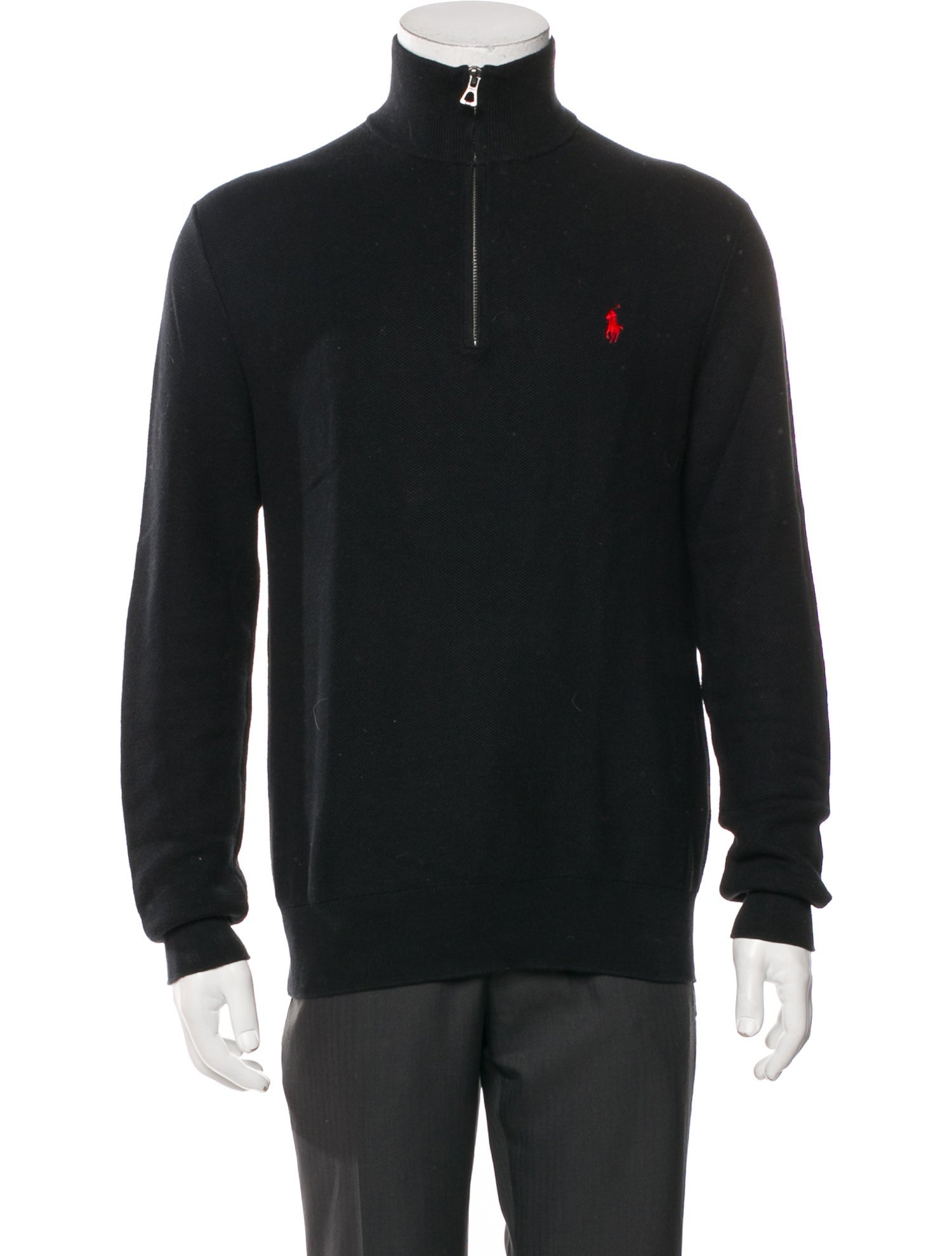 Polo Ralph Lauren Mock Neck Long Sleeve Polo Sweater