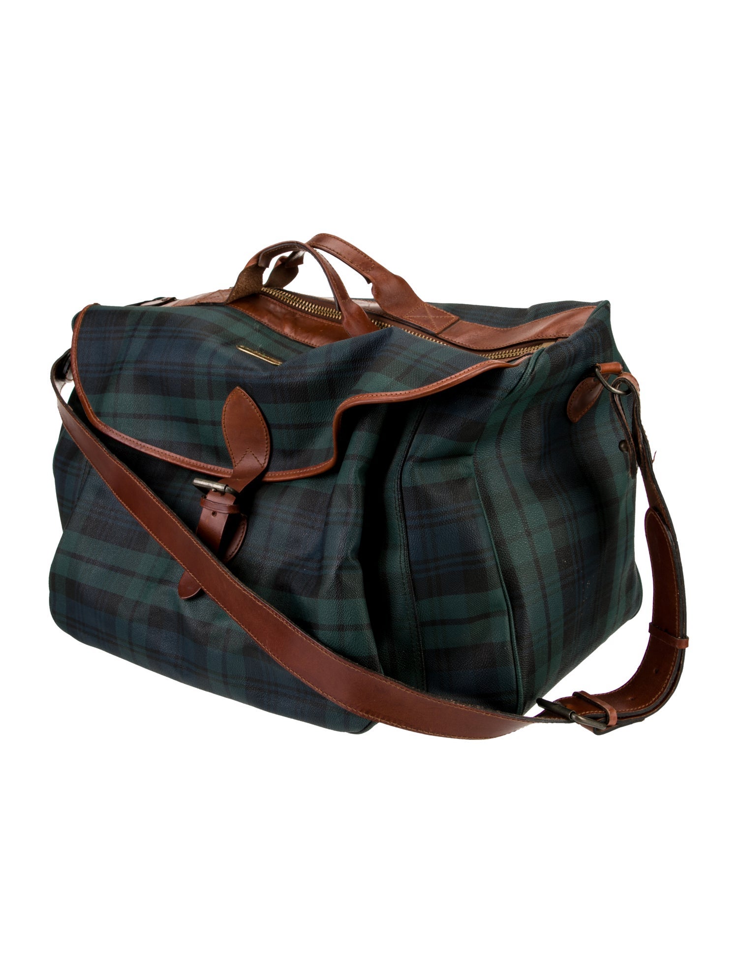 Maison Margiela Leather Travel Bag - Black Luggage and