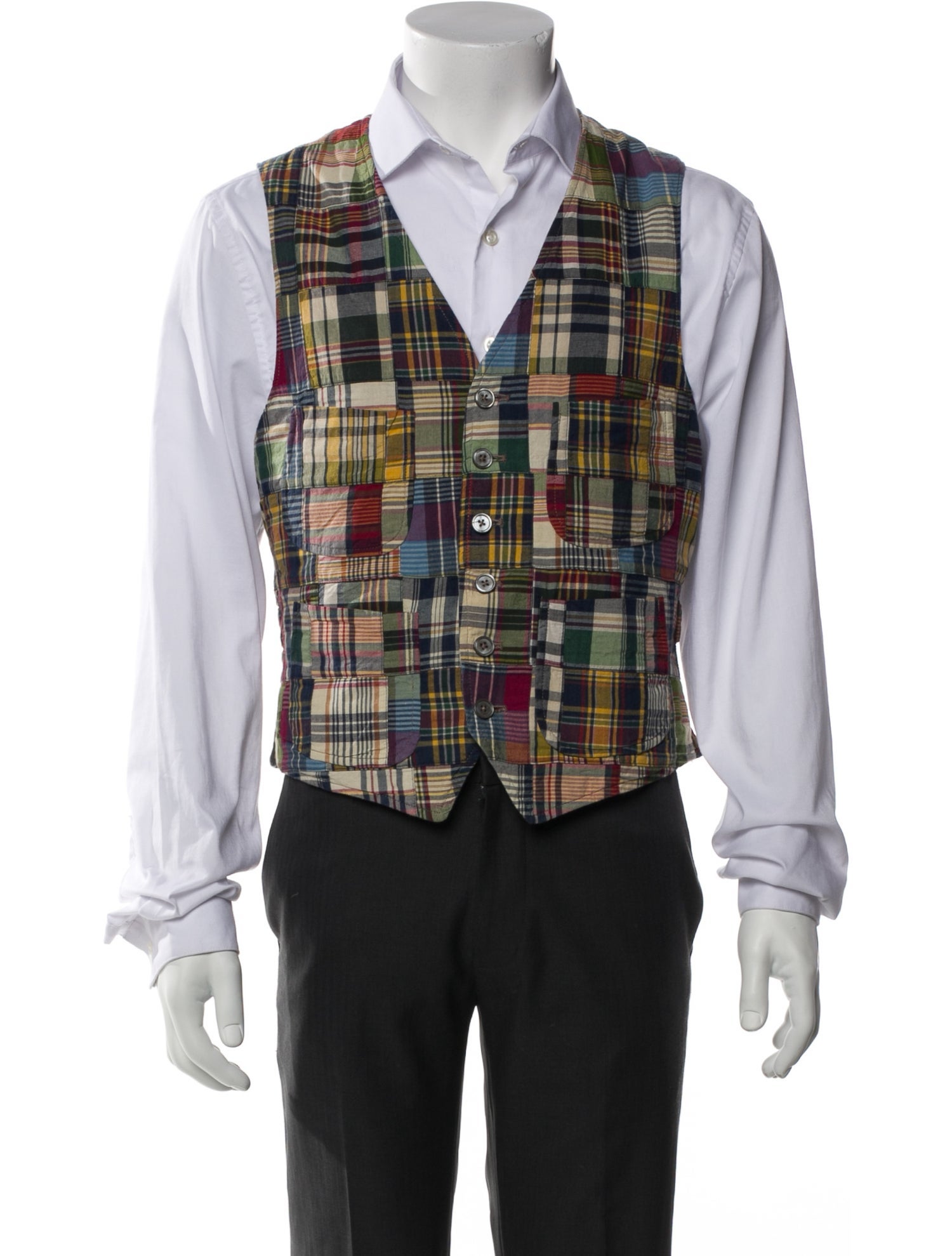 Polo Ralph Lauren Plaid Print Vest