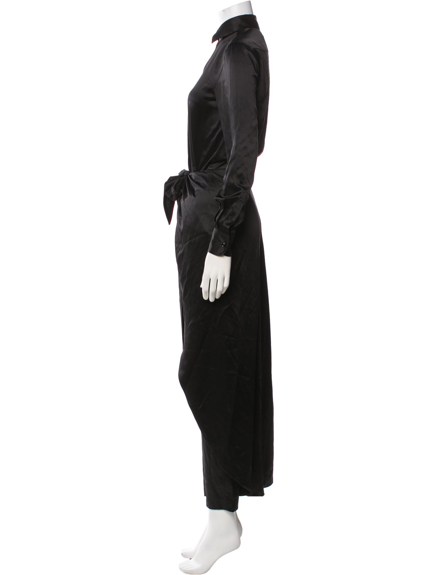 Polo Ralph Lauren Silk Mock Neck Jumpsuit w/ Tags