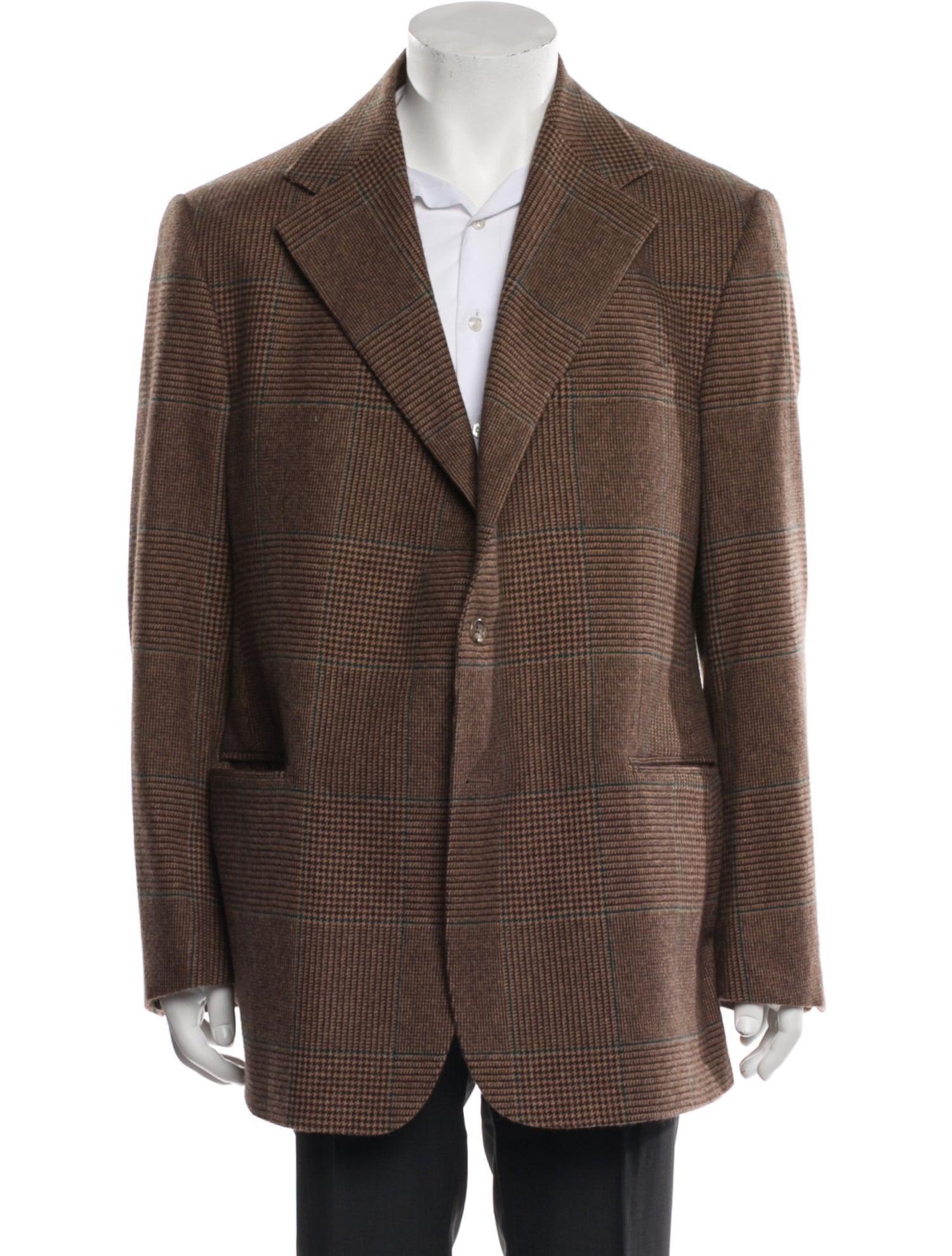 Polo Ralph Lauren Virgin Wool Houndstooth Print Peacoat