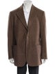 Polo Ralph Lauren Virgin Wool Houndstooth Print Peacoat