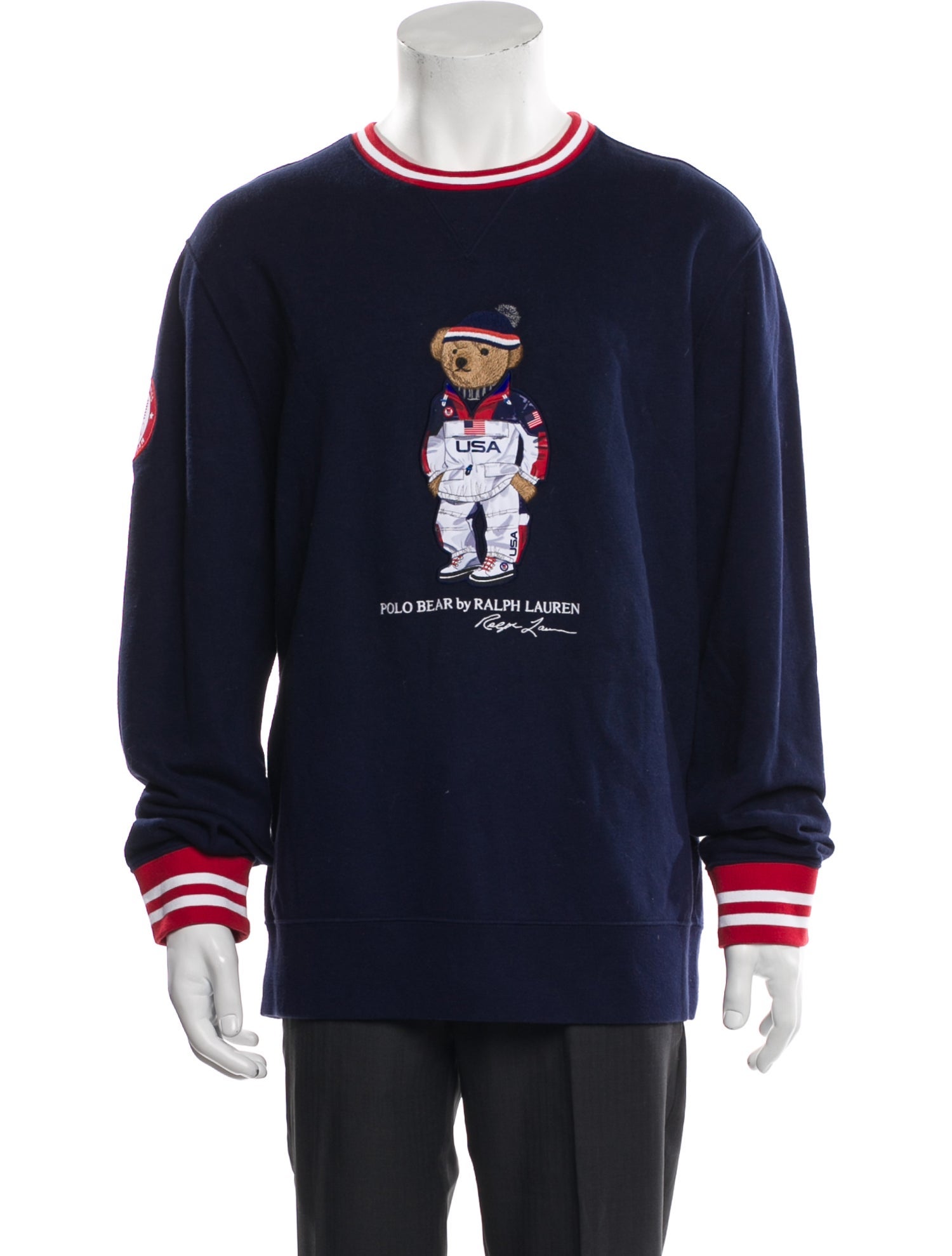 Polo Ralph Lauren Graphic Print Crew Neck Pullover