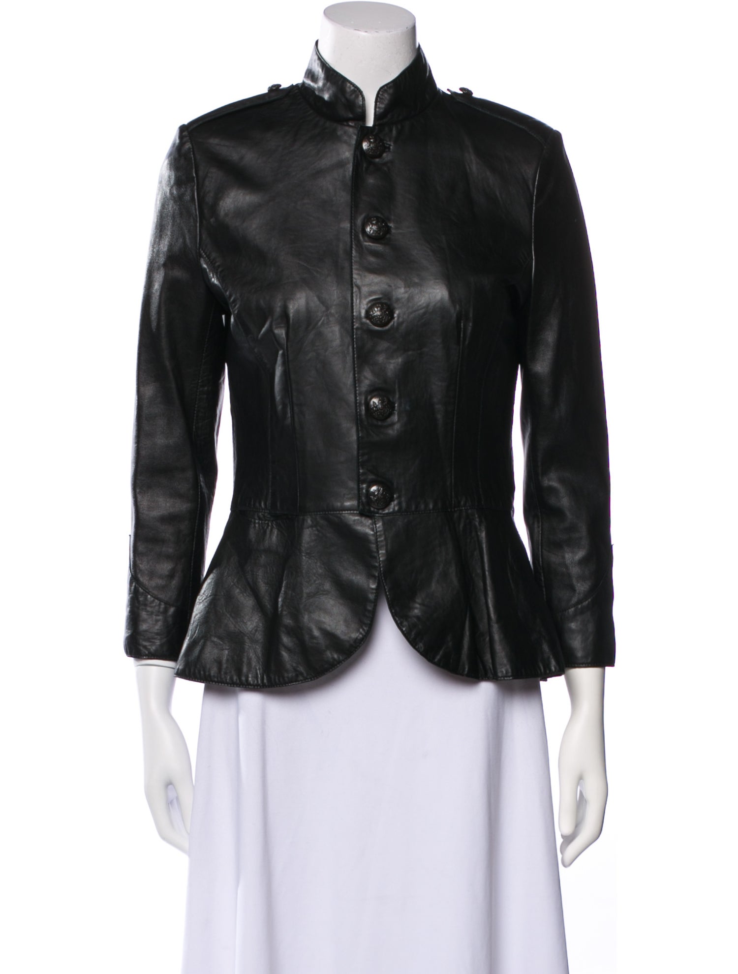 Polo Ralph Lauren Leather Evening Jacket