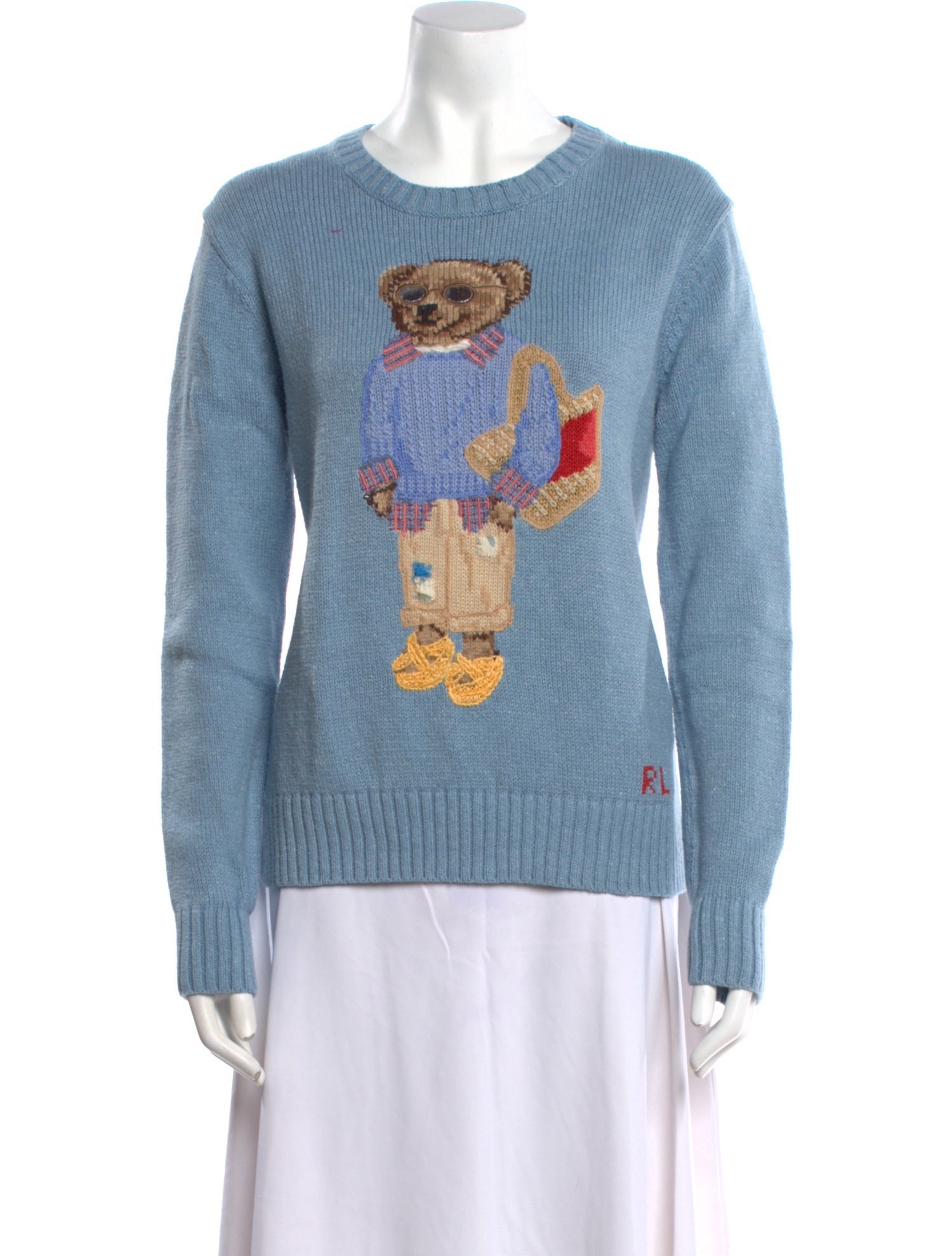 Polo Ralph Lauren Graphic Print Crew Neck Sweater