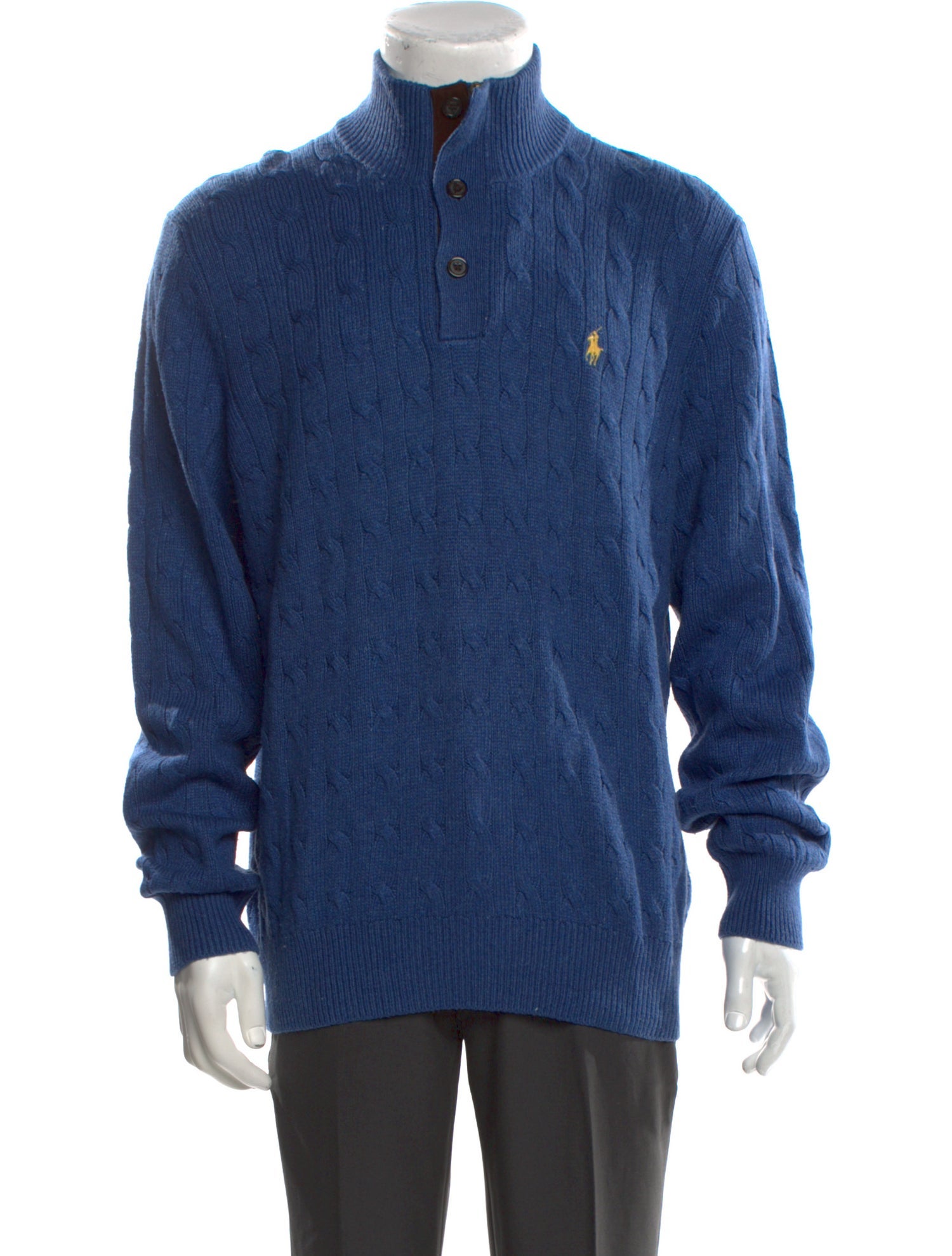 Polo Ralph Lauren Silk Turtleneck Polo Sweater