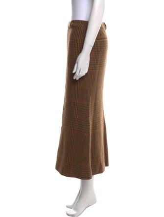 Polo Ralph Lauren Wool Midi Length Skirt